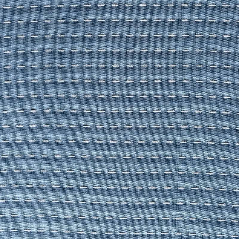Ivory (Blue Self Stripe Comforter) - Three Piece Set media 6