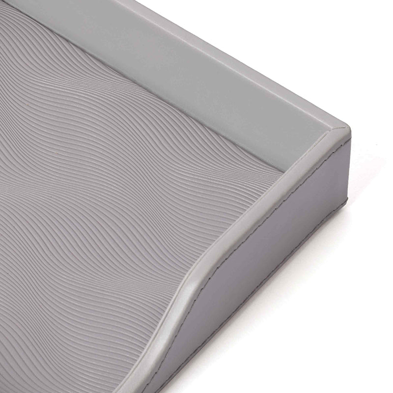 Veltrix Cube Faux Leather Desk Organiser - Grey media 8