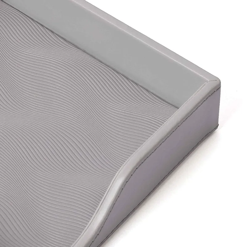Veltrix Cube Faux Leather Desk Organiser - Grey media 8
