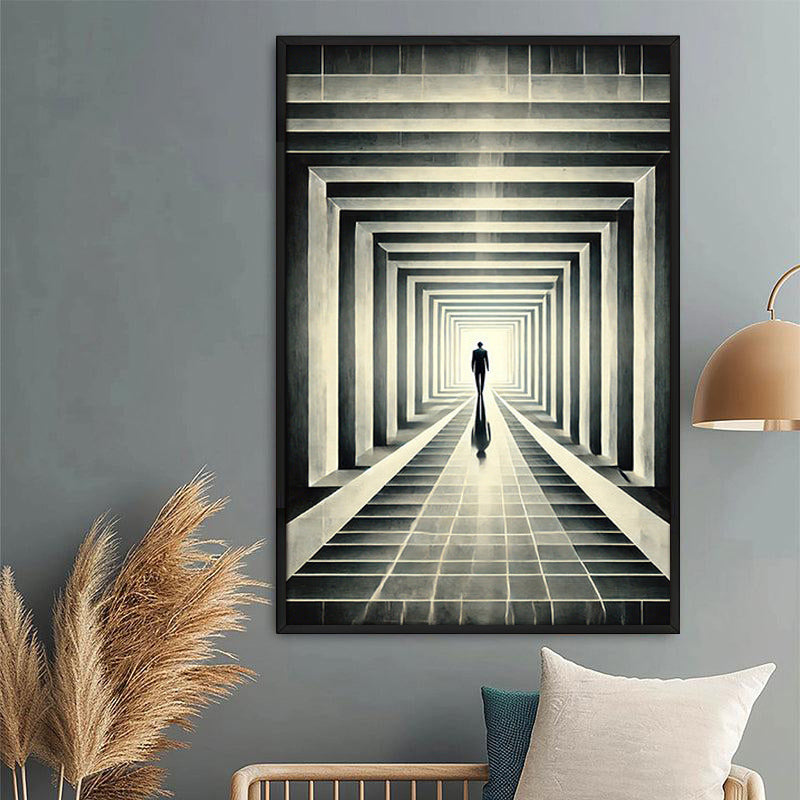 Via Infinita Wall Painting With Frame