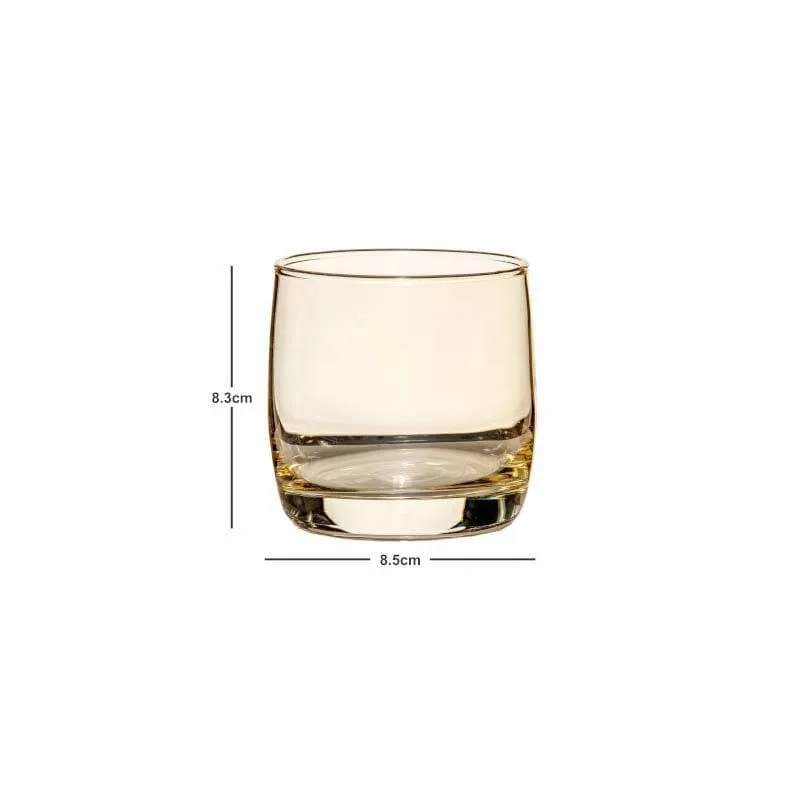 Mackensi Gold Whiskey Glass (315 mL) - Set Of Six media 7