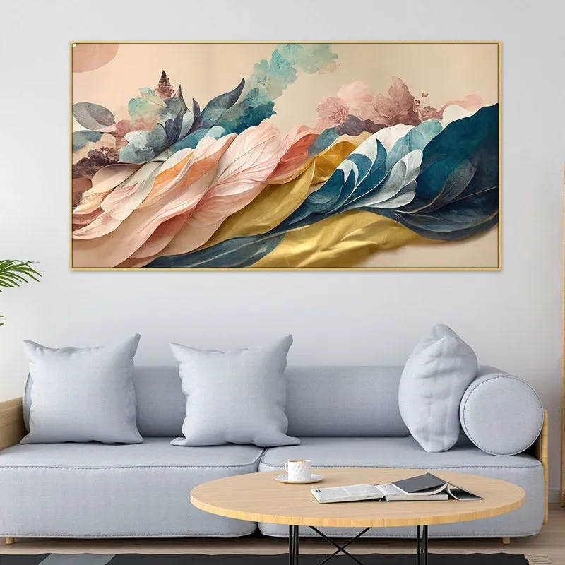 Abstract Windy Wale Canvas Wall Painting media 1