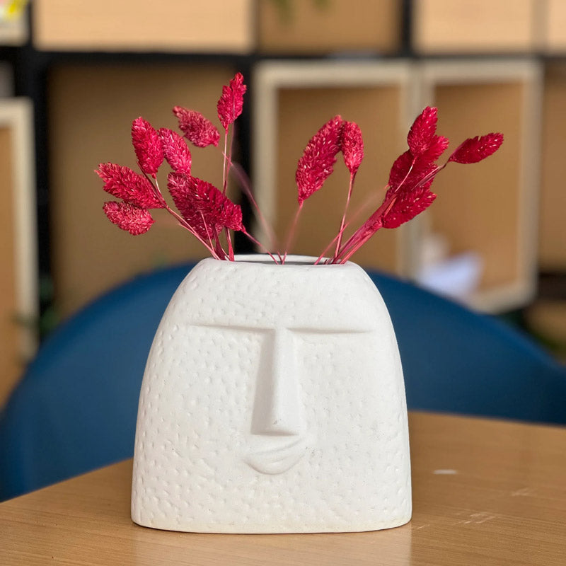 Smirky Roo Ceramic Vase