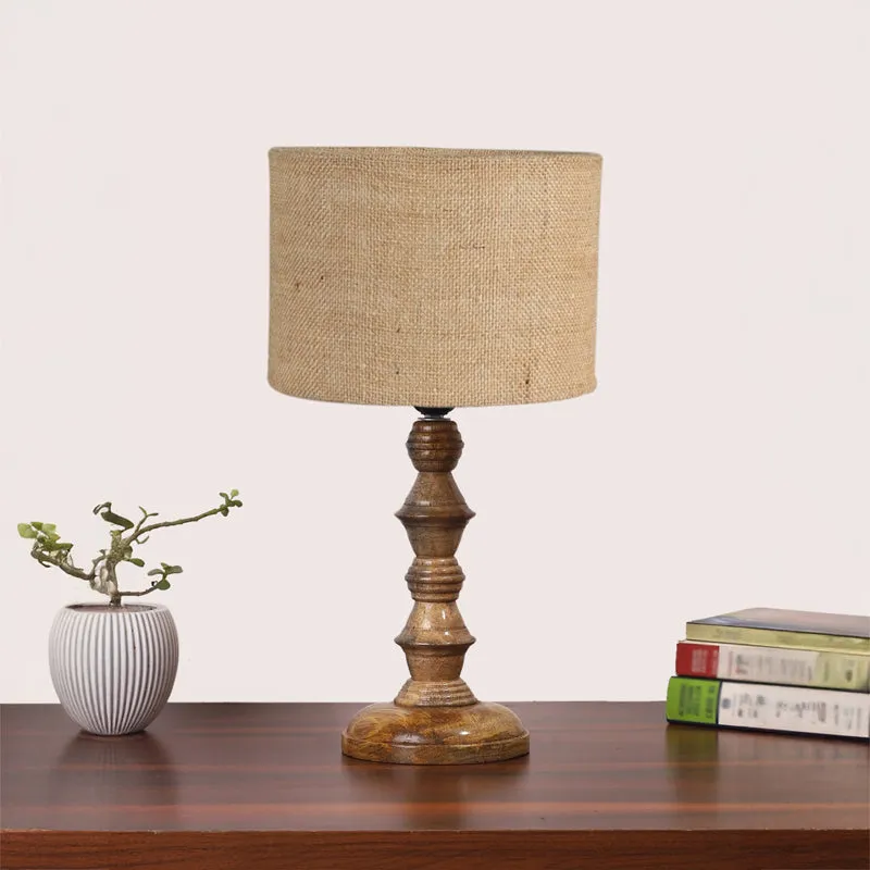 Sienna Timber Wooden Table Lamp - Brown media 3