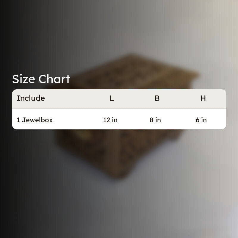 Vilora Decorative Wood Jewel Box media 6