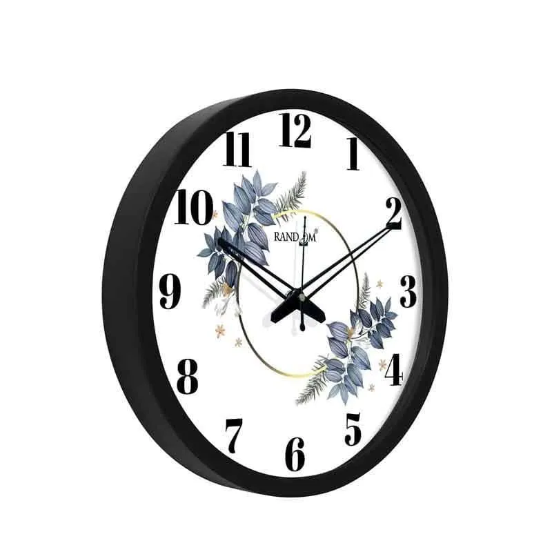 Circular Floral Talks Wall Clock media 4