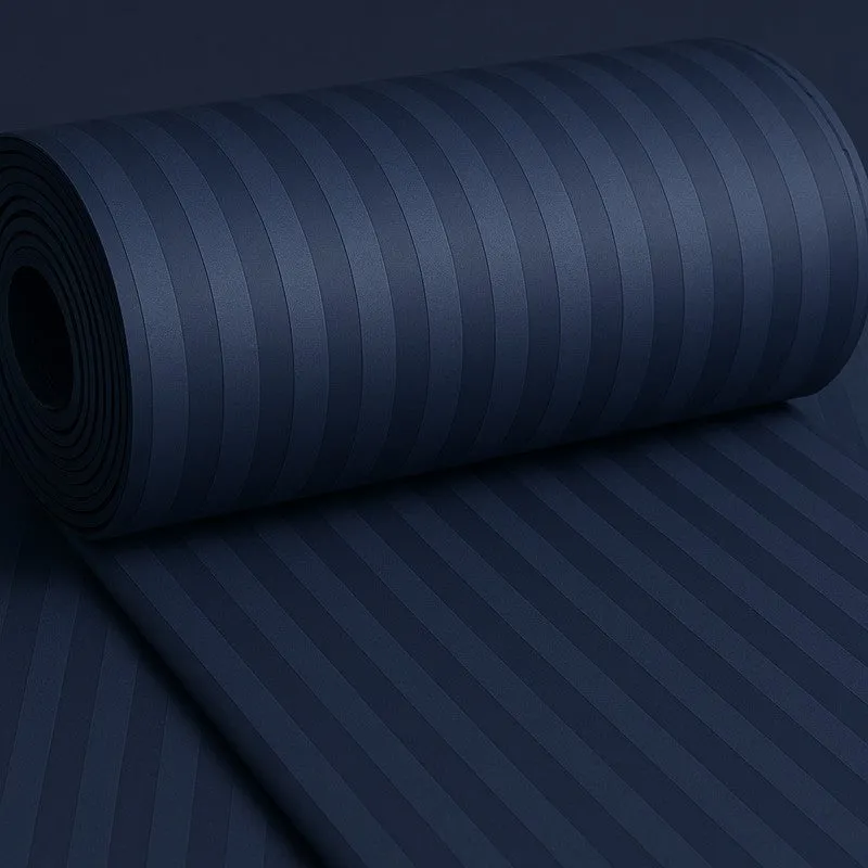 PureLine Cotton Bedsheet (Navy Blue) - 600 TC media 7
