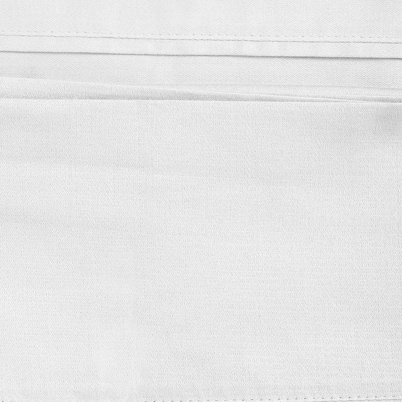 Subtle Grace Solid Cotton Bedsheet (White) - 130 TC media 4