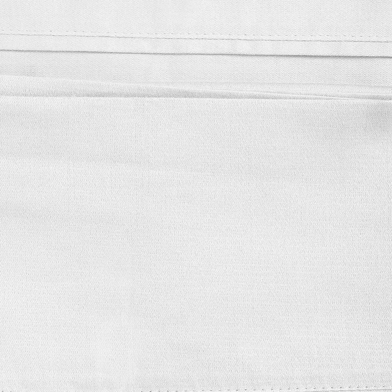 Subtle Grace Solid Cotton Bedsheet (White) - 130 TC media 4