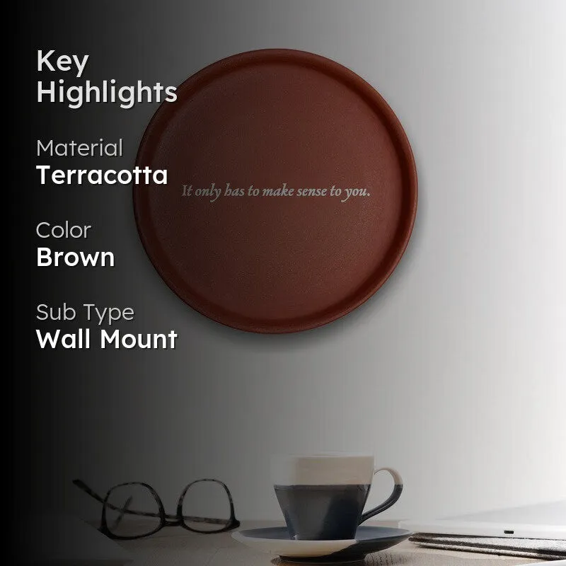 Self-assurance Terracotta Wall Plate media 2