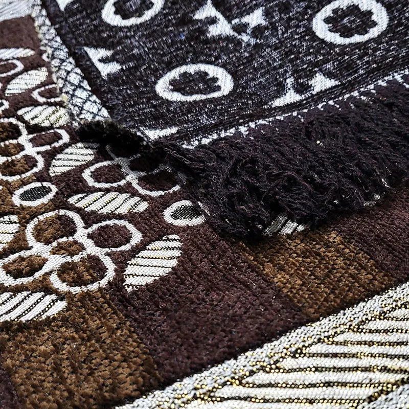 Path Perfect Cotton Runner Rug - Brown & Green media 4