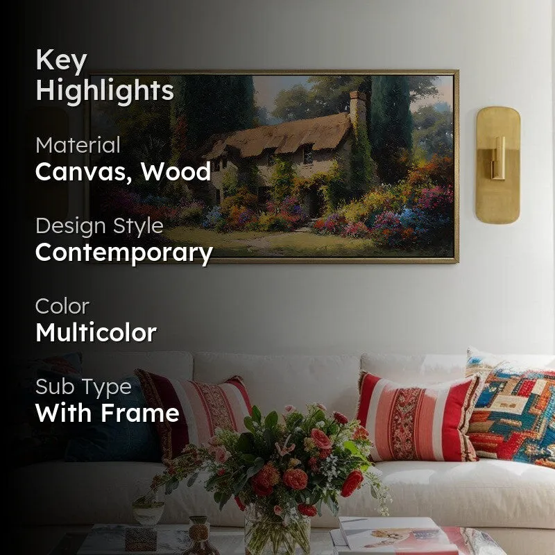 Floravale Canvas Wall Painting With Frame media 2