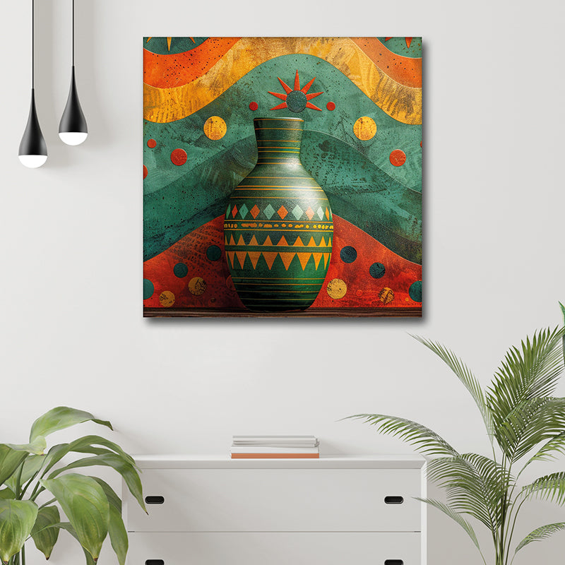Malachite Dreams Canvas Wall Art