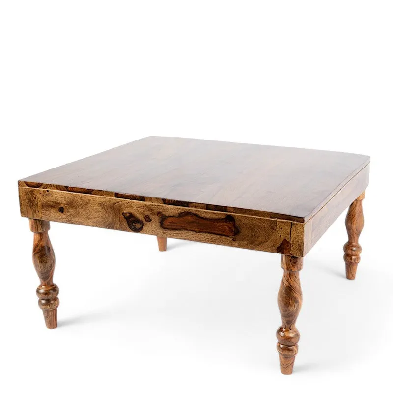 Oervon Sheesham Wooden Center Table - Brown media 3