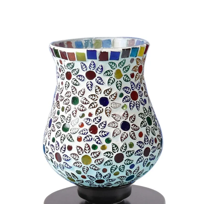 Starlen Mosaic Glass Table Lamp - Multicolor media 7