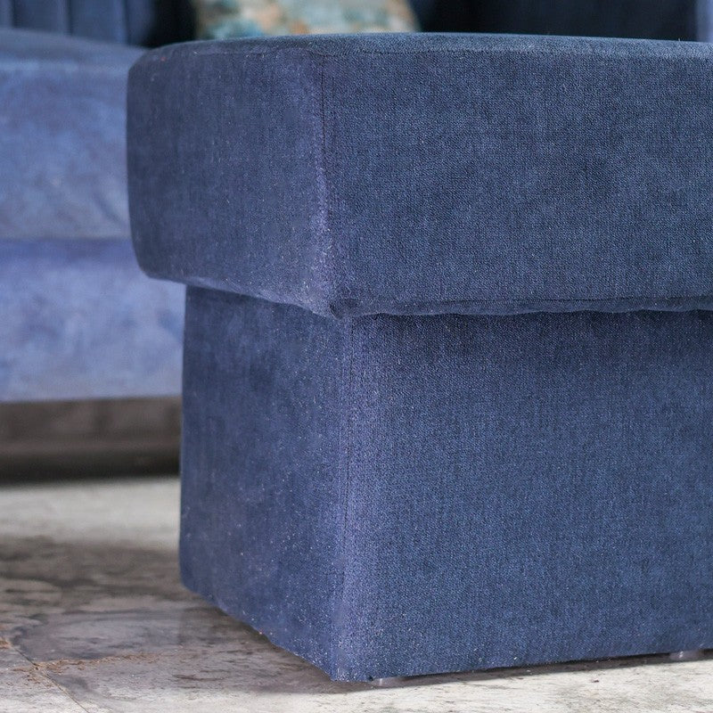 PlushPod Ottoman  Blue media 5