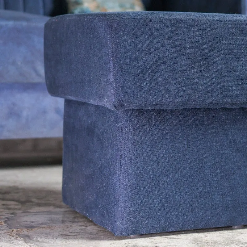 PlushPod Ottoman  Blue media 5