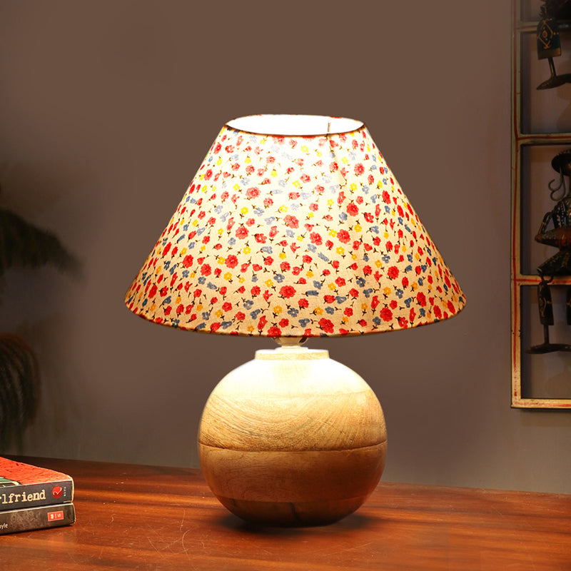 Fleura Orb Cotton Table Lamp - Multicolor