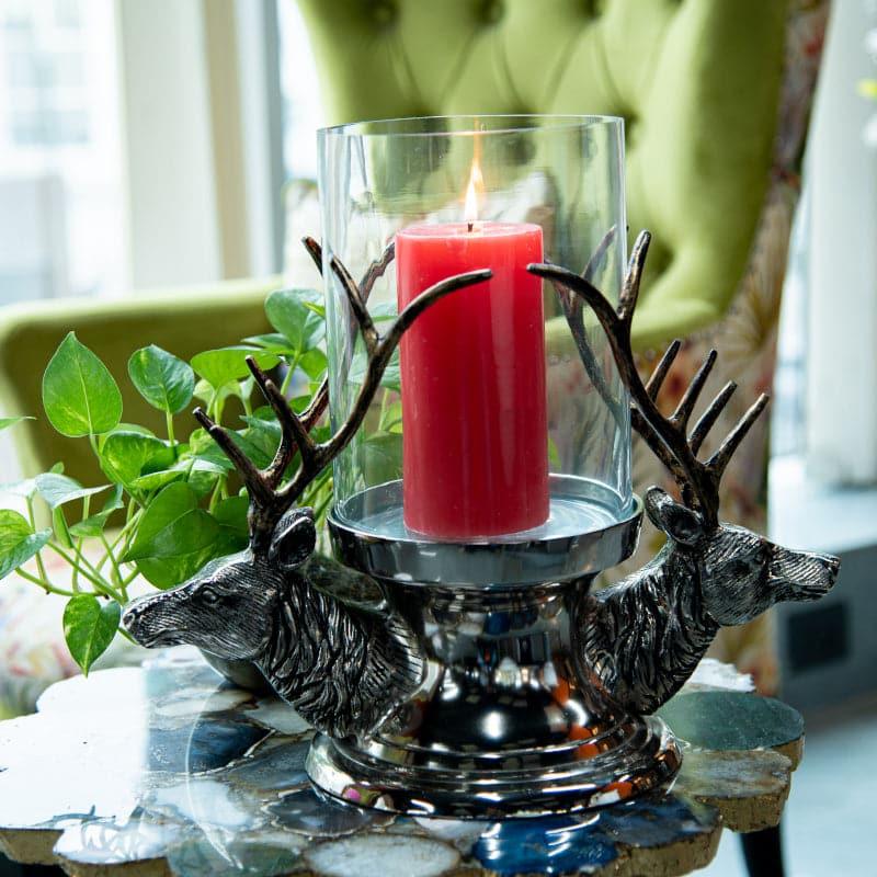Stag Story Candle Holder
