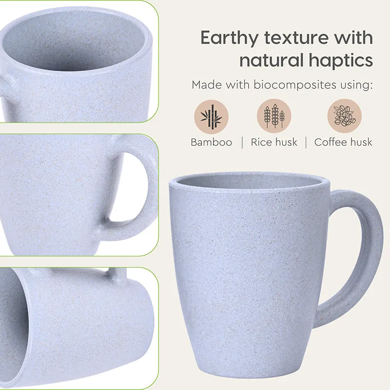 Natura Rice Husk Coffee Mug (300 mL Each) - Set of Two media 5