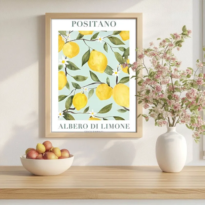 Citrus Zest Archival Canvas Wall Art - Brown media 1