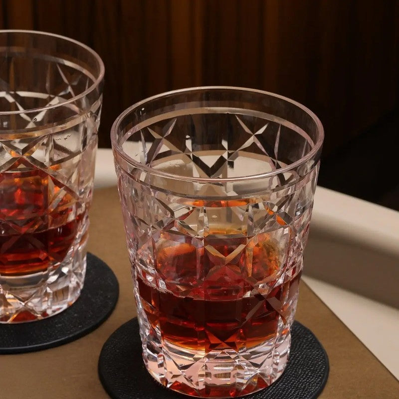 Crystal Sip  Drinking Glasses (320 mL Each) - Set of Two media 4