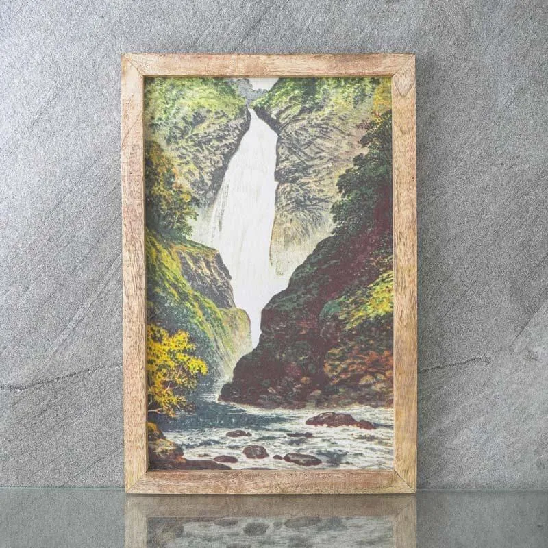 Waterfall Scenery Canvas Painting media 3