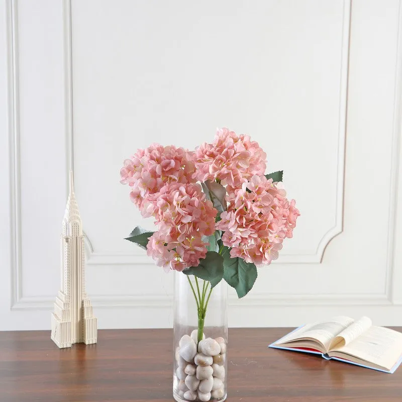 Blushira Hydrangea Artificial Flower - Light Pink media 3