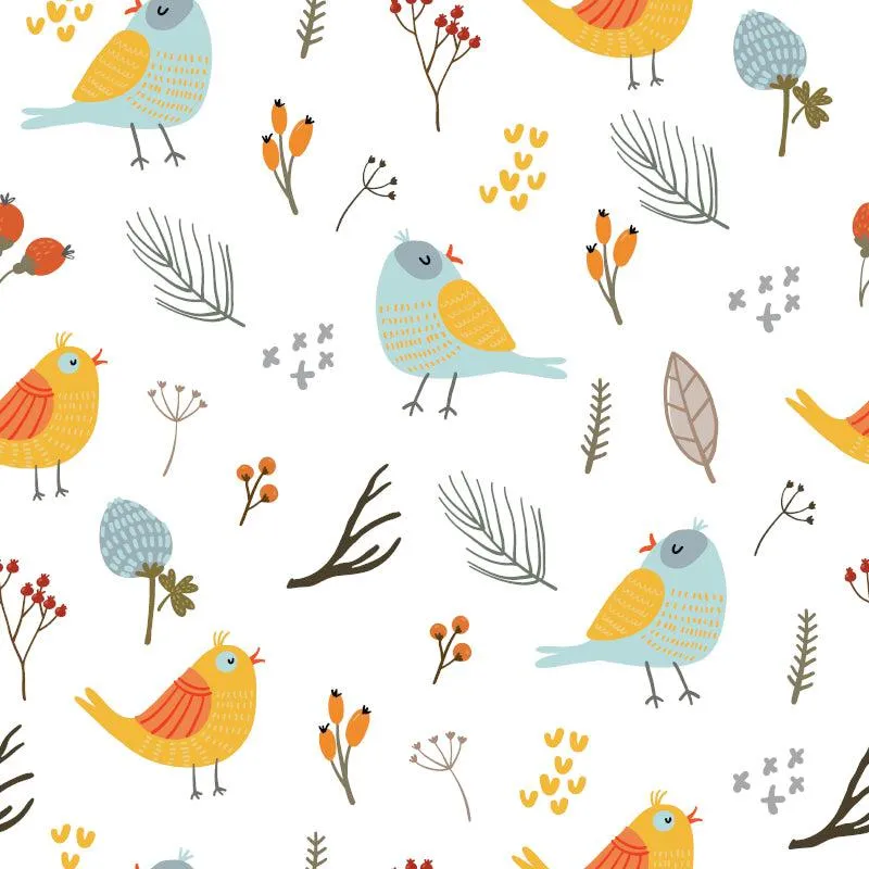 Bird Paradise Tab Top Medium Width Curtain media 3