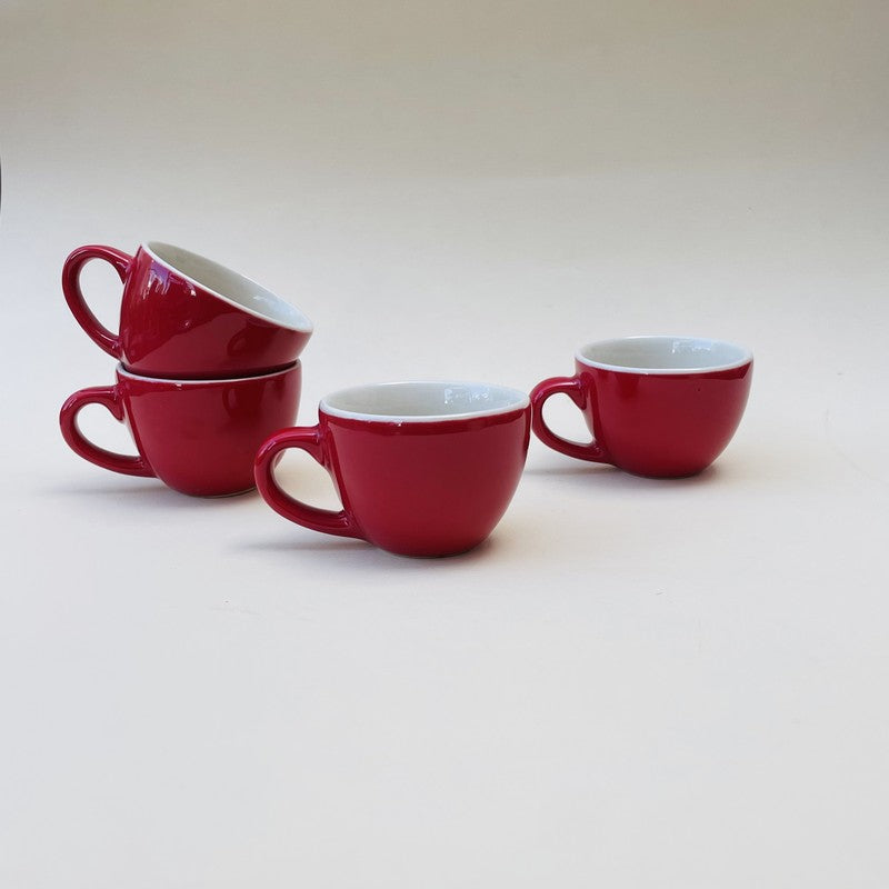Mystic Ceramic Tea Cup (80 mL Each) - Set Of Four media 5