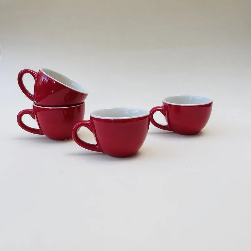Mystic Ceramic Tea Cup (80 mL Each) - Set Of Four media 5