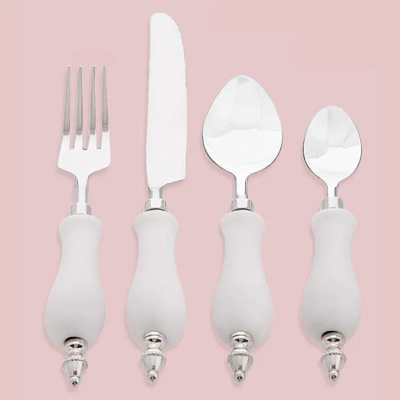 Coover Cutlery (White) - Set Of Sixteen media 1