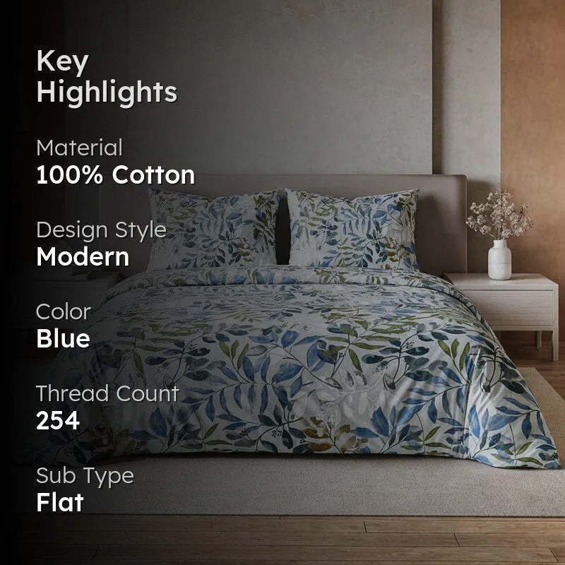 Bloomscape Glam Cotton Bedsheet - 254 TC media 2