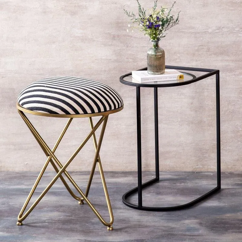 Orpa Stool And Side Table Combo - Set Of Two media 1
