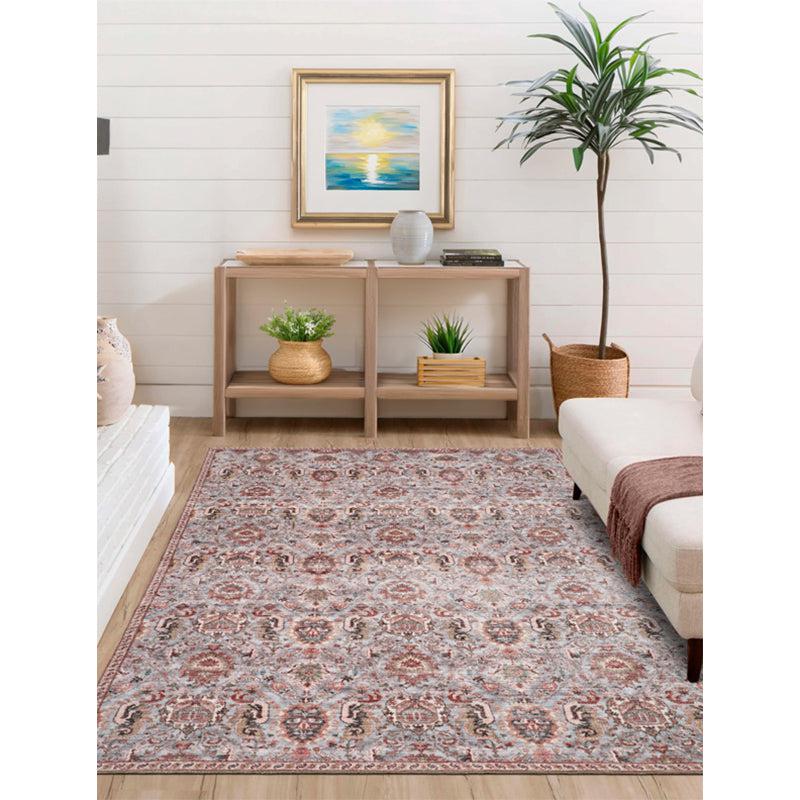 Rada Ethnic Polyester Carpet - Brown media 3