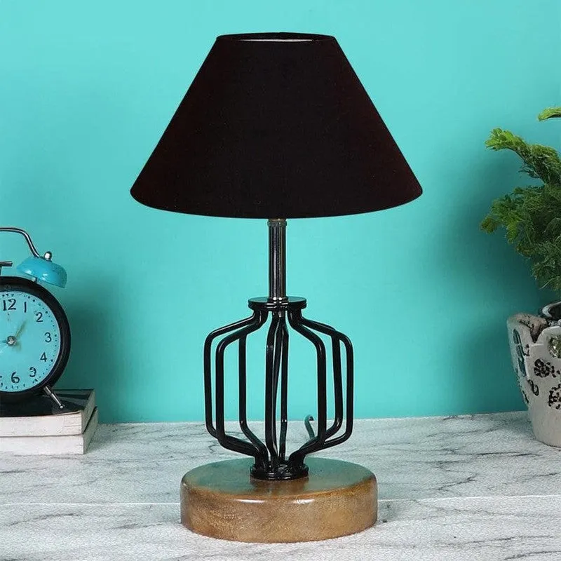 Cosmo Fabric Table Lamp - Black media 4