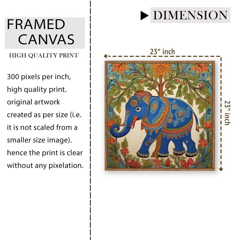 Jungle Muse Canvas Wall Art With Frame media 9