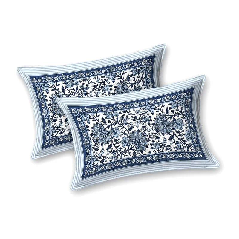 Artix Cotton Bedsheet (Blue) - 240 TC media 4