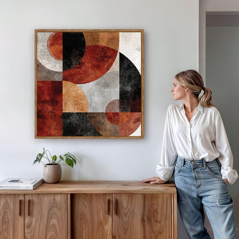 Geometry Roots Canvas Wall Art With Frame media 6