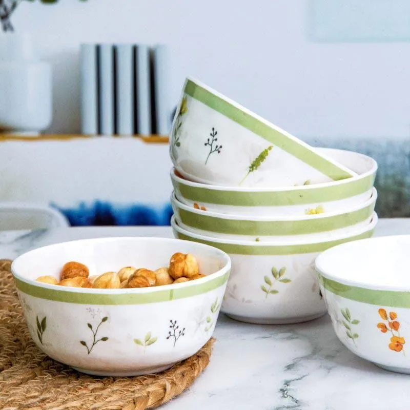 Servewell Floria Melamine Serving Bowl - Set Of Six media 1