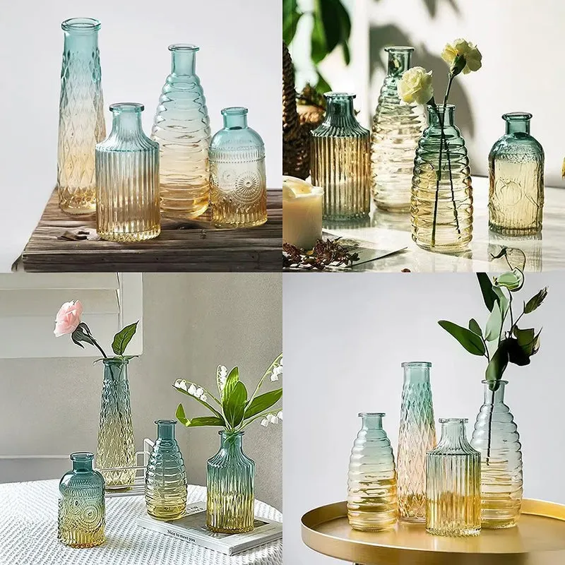 Glissera Glass Vase - Set Of Five media 6