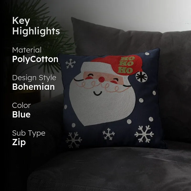 Happy Santa Cushion Cover media 2