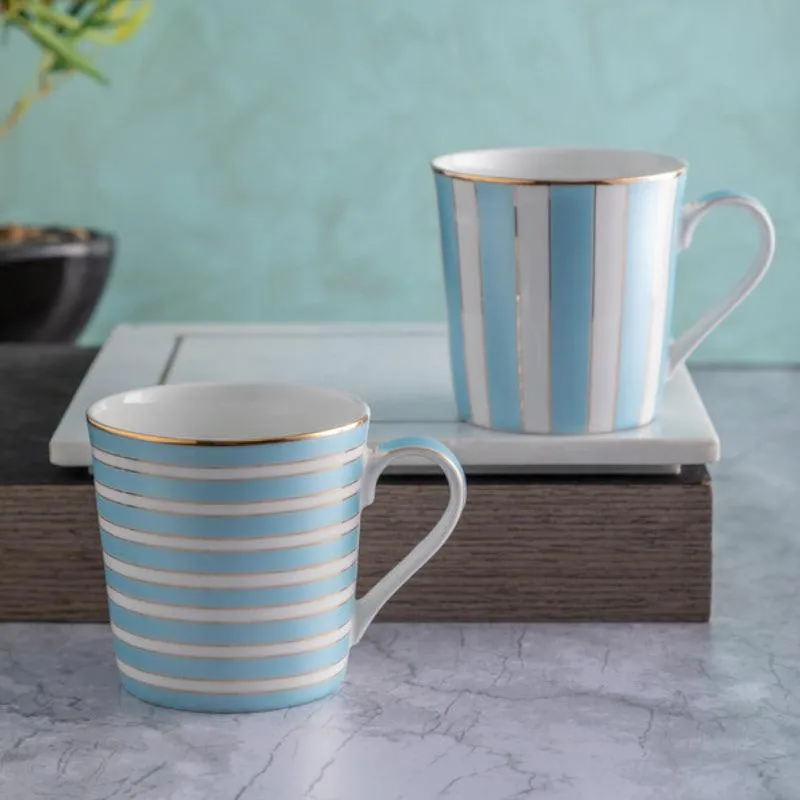 Sonaki Bone China Coffee Mug (310 mL Each) - Set of Two media 1