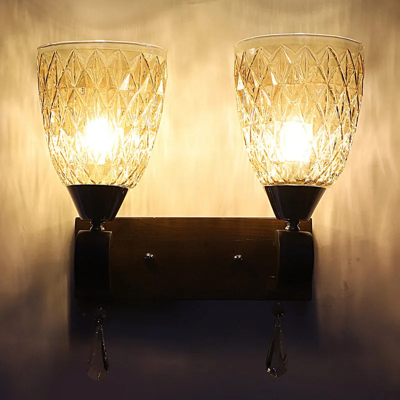 Maura Duo Wooden Wall Lamp media 7