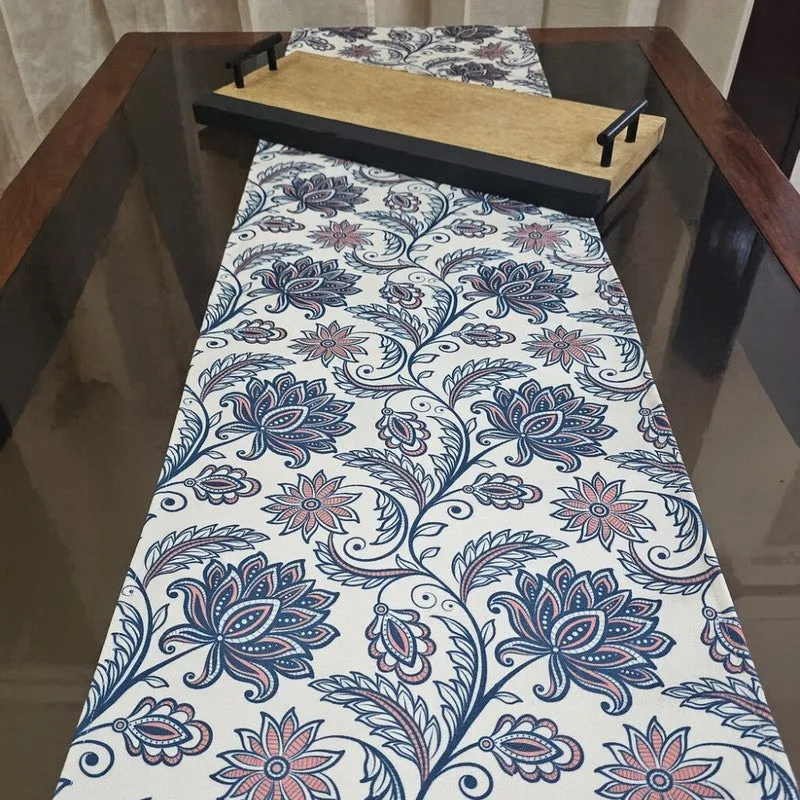 Aavriti Lotus Trails Table Runner media 3