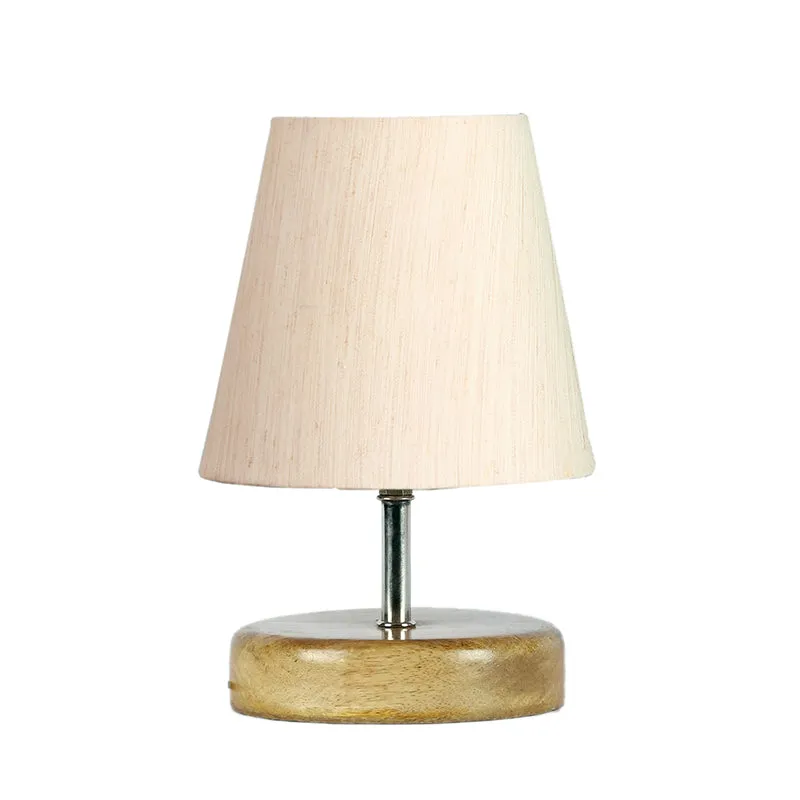 Petricho Fabric Table Lamp - White,Brown media 3