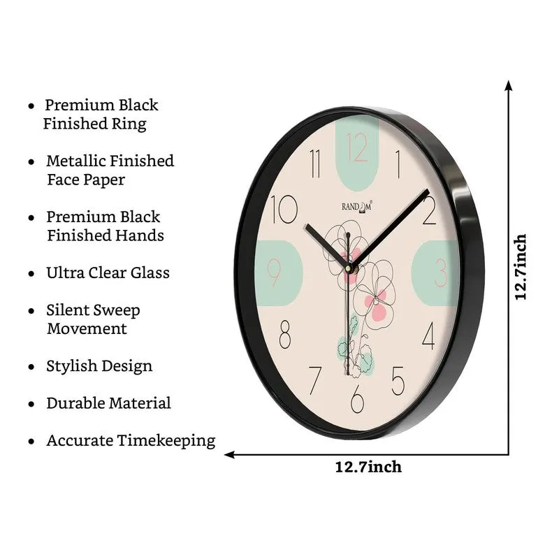 Whimsy Round Analog Wall Clock - Multicolor media 8