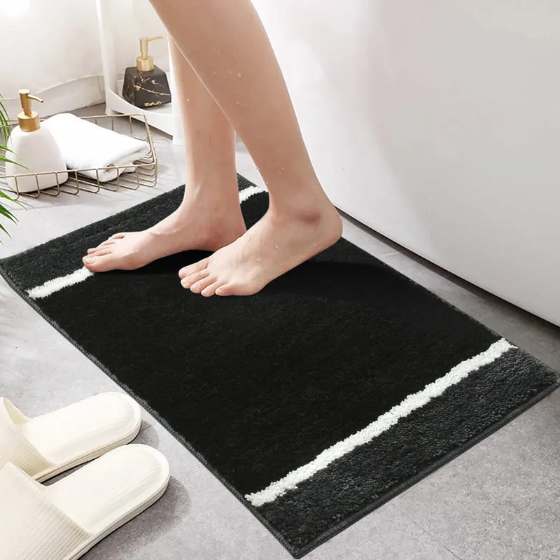 Zyra Cotton Bath Mat - Black media 3