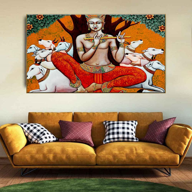 Serene Flute-Player
