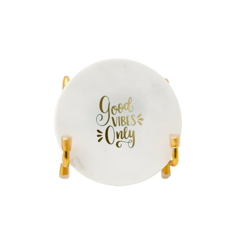 Good Vibes Marble Showpiece media 4